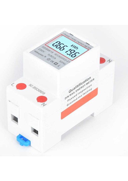 DDS6619-006 Tek Fazlı Enerji Ölçer Dın Raylı 2p Güç 230V Arkadan Aydınlatmalı (Yurt Dışından) indirimleri