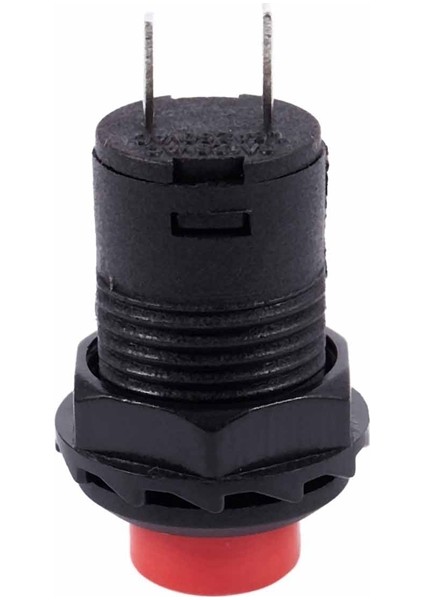 30 x Anlık Yuvarlak Başlıklı Panel Montajlı Spst 2 Pinli Basmalı Buton Anahtarı (Yurt Dışından) fırsatları