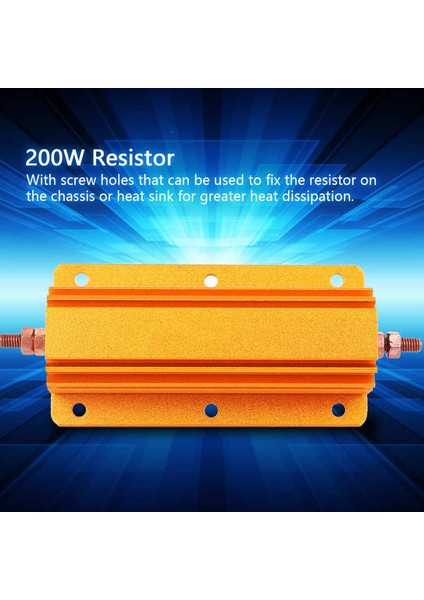 RX24 200W 4r Yüksek Güçlü Direnç Alüminyum Muhafaza Endüstriyel Elektrik Ekipmanları Malzemeleri (Yurt Dışından) modelleri