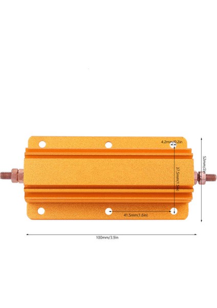 RX24 200W 4r Yüksek Güçlü Direnç Alüminyum Muhafaza Endüstriyel Elektrik Ekipmanları Malzemeleri (Yurt Dışından) fırsatları