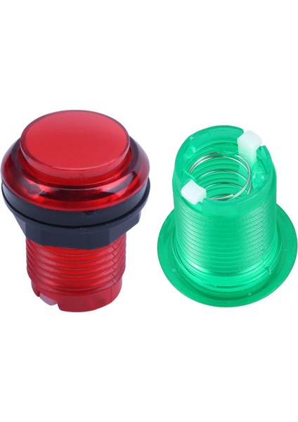 LED Buton-2 x LED Buton 2 x Aynı Renk Led'li Duy 2 x Adaptör Halkası 2 x Tespit Somunu 2 x Mikro Anahtar-Yeşilkırmızı (Yurt Dışından)