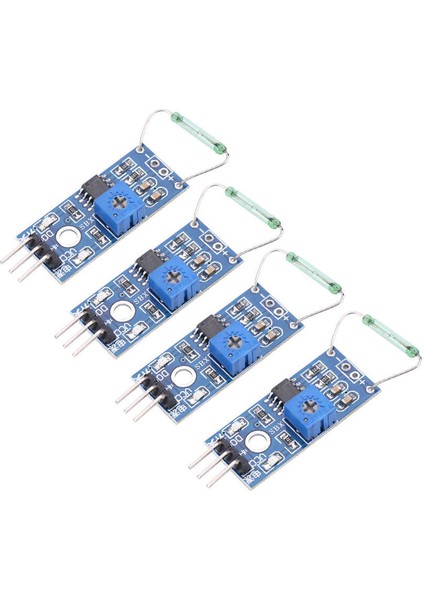 Manyetik Reed Modülü 4 Adet/takım Sensör Anahtarı Modülü Diy Kiti Normalde Açık (Yurt Dışından) fiyatları