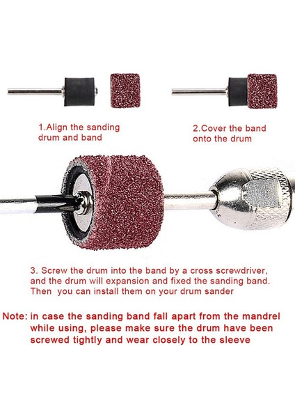 Flyeer 2020 384 Parça Tamburlu Zımpara Seti, 360 Parça Tırnak Zımpara Bandı Kollu ve Döner Alet Için 24 Parça Tambur Mandrel Dahil (Yurt Dışından) indirimleri