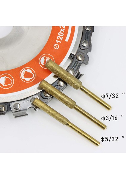 Zoroom 8 Adet Yüksek Sertlik Elmas Testere Bileyici-Taş Dosya, Elmas Bileme Tekerlekleri Testere Dosyası (5/32 Inç, 4.0mm) (Yurt Dışından) indirimleri