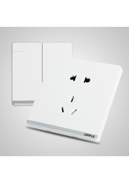 Opple Opple Aydınlatma Anahtarı Paneli S07 Yabai Büyük Basmalı Gizli 86 Tipi Duvar Beş Delikli Soket Iki Veya Üç Fiş (Yurt Dışından) indirimleri