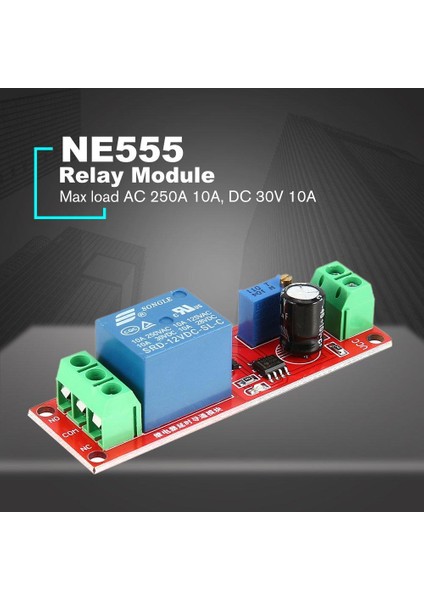 NE555 Monostabil Gecikme Röle Devre Modülü Tetik Anahtarı Zamanlayıcı Ayarlanabilir (Yurt Dışından)