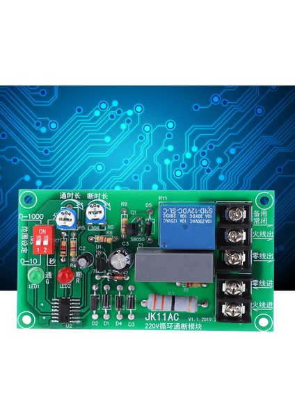 Sonsuz Döngü Röle Modülü Açık Kapalı Ac 100-250V Ayarlanabilir Gecikme Zamanlayıcısı (Yurt Dışından) indirimleri