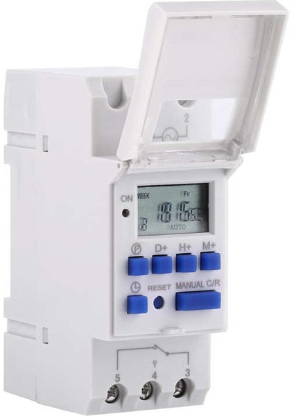 Adet LCD Ekran Haftalık Programlanabilir Elektronik Röle Zaman Anahtarı 16 Açma ve Kapama Zamanlayıcısı (Yurt Dışından) fırsatları