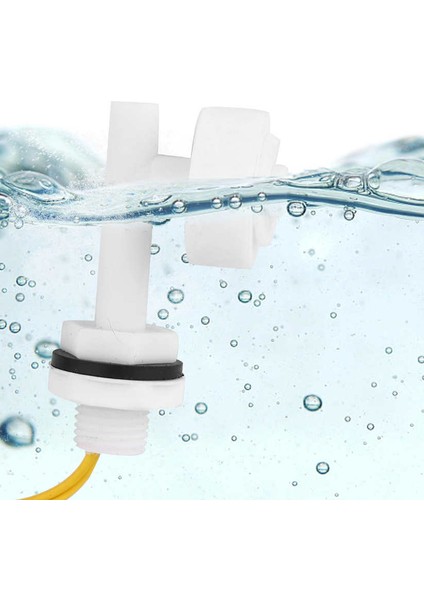 Seviye Şamandıra Anahtarı DC220V Sıvı Su Sensörü Sağ Açı Yan Montaj Akvaryum Pompası Araba Tekne Için (Yurt Dışından)