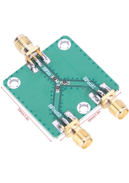 Dc-5g Rf Mikrodalga Direnci Güç Ayırıcı Frekans Bölücü 1 Ila 2 Yollu (Yurt Dışından)