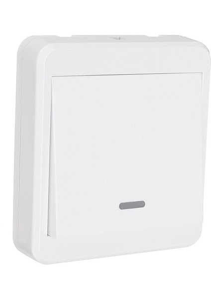 433MHZ Rf Kablosuz Uzaktan Kumanda Anahtarı Duvar Paneli Verici 1 Düğme Yeni (Yurt Dışından)