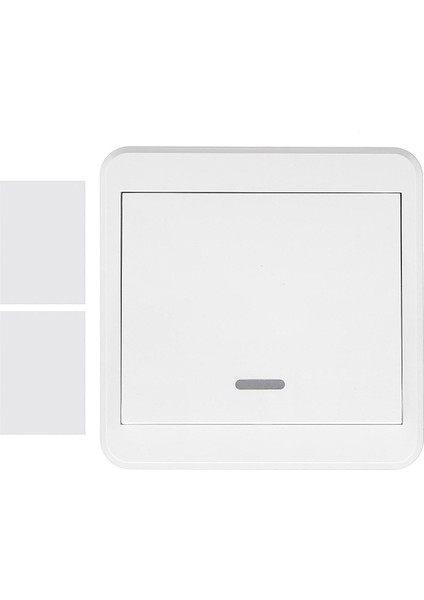 433MHZ Rf Kablosuz Uzaktan Kumanda Anahtarı Duvar Paneli Verici 1 Düğme Yeni (Yurt Dışından) fırsatları