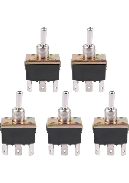 Ac 250V/10A 125V/15A Dpdt 6 Pinli Geçiş Anahtarı Siyah+Gümüş (Yurt Dışından) fırsatları