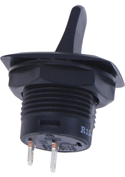 R13-402A Siyah 2pin On-On Korumalı 2 Pozisyonlu Spdt Yuvarlak Geçiş Anahtarı (Yurt Dışından)