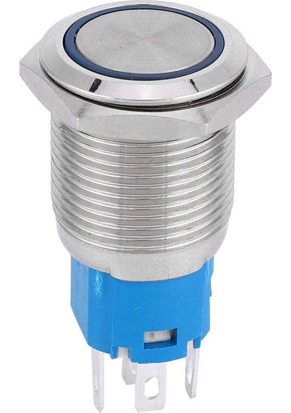 Anlık Basmalı Düğme Anahtarı 16MM LED Işık 5 Otomatik Sıfırlama Pimi 1no 1nc Metal Araba Modifikasyonu Için (Yurt Dışından) fiyatları