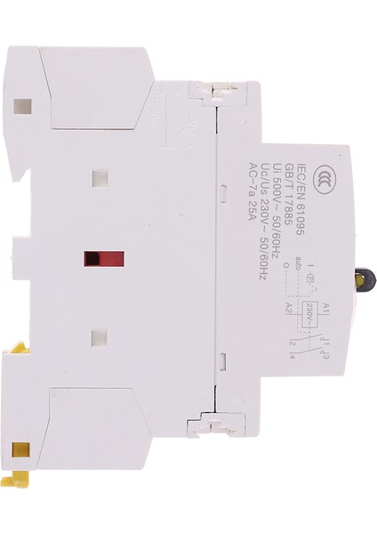 25A 2p 220V Din Rayı Manuel Kontrol Anahtarlı Ev Ac Kontaktörü (Yurt Dışından) fiyatları