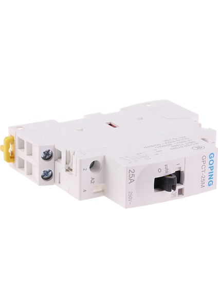 25A 2p 220V Din Rayı Manuel Kontrol Anahtarlı Ev Ac Kontaktörü (Yurt Dışından) modelleri