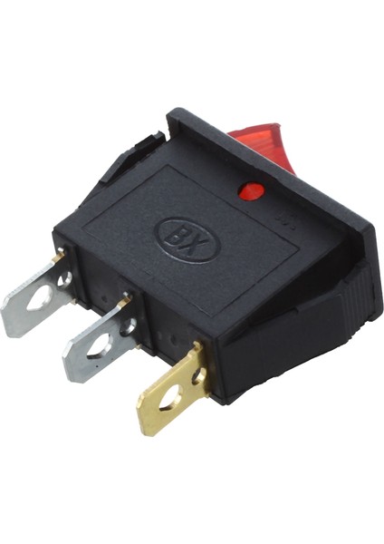 Baskülü Keser Açık Kapalı Bipolaire 250V 15A Rouge 3 Bornes (Yurt Dışından)