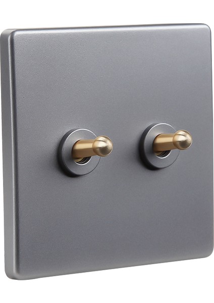 Duvar Dekorasyonu Anahtar Priz Paneli Gümüş Grisi Iskandinav Retro Antika Pirinç Kolu Modern Minimalist Set 86 (Yurt Dışından) indirimleri