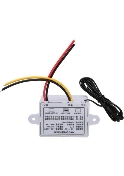 Su Geçirmez Sensör Problu Termostat Anahtarı XH-W3001 -50°C~110°C 240W/1500W (Yurt Dışından) fiyatları