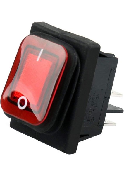 【ayak Kanepe】unnicoco Dikdörtgen Basmalı Anahtar Su Geçirmez 20A 250VAC 20A Dpst IP67 Dayanıklı Yüksek Kalite (Yurt Dışından)