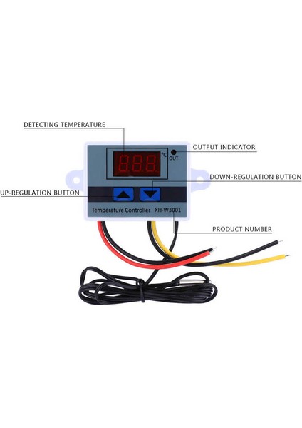 Dc 12V 120W Dijital Sıcaklık Kontrol Cihazı Termostat Anahtarı, Su Geçirmez Sensör Probu ile (Yurt Dışından) fırsatları