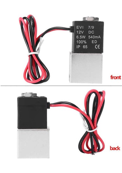 Elektrikli Solenoid Hava Valfi 12V Dc 1/4 (Yurt Dışından)