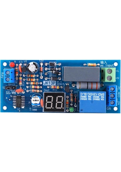 Zamanlayıcı Röle Modülü 220V Ac Gecikme 1-99 Saniye/1-99 Dakika Zaman Aralığı (Yurt Dışından) fiyatları