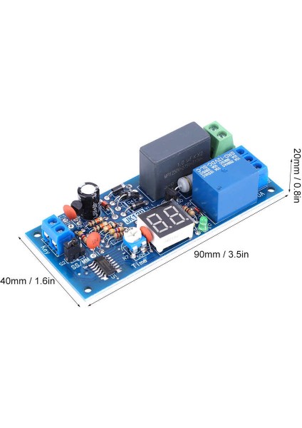 Zamanlayıcı Röle Modülü 220V Ac Gecikme 1-99 Saniye/1-99 Dakika Zaman Aralığı (Yurt Dışından) indirimleri