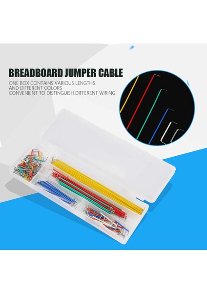 140 Adet/kutu U Şekli Lehimsiz Breadboard Jumper Kablo Tel Kiti Dıy Kalkan Için (Yurt Dışından) fırsatları