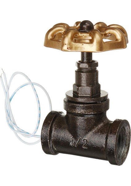 Yeni Demir Vintage Steampunk 1/2 ''durdurma Vanası Işık Anahtarı Telli Demir (Yurt Dışından) fırsatları