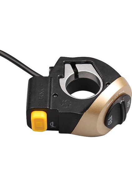 Wuxing DK214 Elektrikli Bisiklet Motosiklet E Bisiklet Scooter Anahtarı Işık Açma-Kapama Düğmesi ile Gidon Aksesuarları (Yurt Dışından)