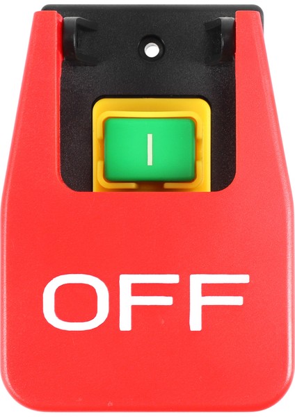 Kapalı-Açık Kırmızı Kapak Acil Durdurma Düğmesi Anahtarı 16A Güç Kapatma/düşük Gerilim Koruması Elektromanyetik Başlatma Anahtarı (Yurt Dışından)