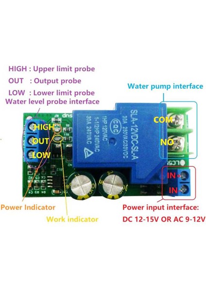 LC55B01 AC/DC12V 30A Su Seviyesi Otomatik Kontrol Akvaryum Sıvı Anahtarı (Yurt Dışından) modelleri