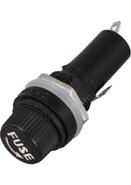 5 Adet Spst Siyah Düğme Açma/kapama Yuvarlak Basmalı Anahtar ile 5 Adet Ac 125V 15A Panel Montajlı Sigorta Tutucu (Yurt Dışından) indirimleri