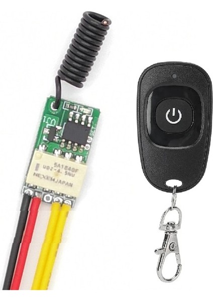 Basma Düğmesi Tasarrufu Mini Röle Kontak Alıcısı Rf Kablosuz Anahtarları Alıcı DC3.7V-12V 433MHZ Akıllı Ev Küçük Küçük Uzaktan Anahtarlar (Yurt Dışından) fiyatları