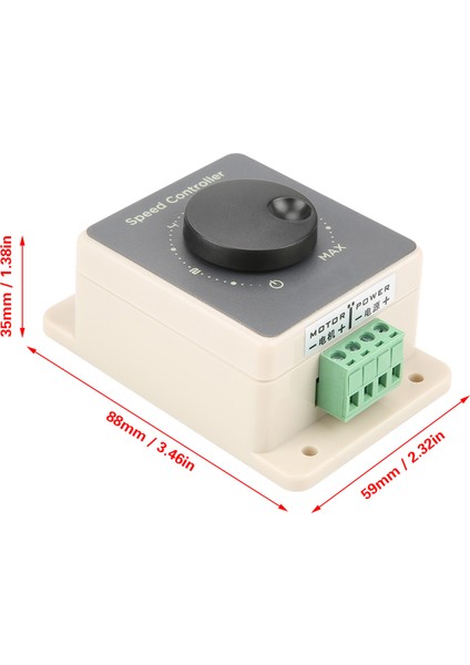 Pwm Dc Motor Valisi 12V/24V/36V/48V 20A Yüksek Güçlü Motor Hız Kontrol Anahtarı (Yurt Dışından) fırsatları