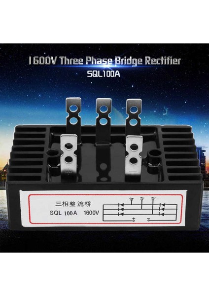 SQL100A 1600V Üç Fazlı Diyot Doğrultucu Ac'den Dc'ye Ücretsiz Posta (Yurt Dışından)