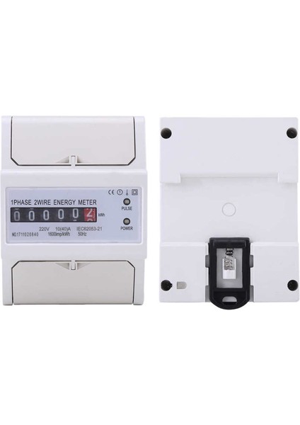 Adet 220V 1 Fazlı 2 Telli Dın Raylı Elektronik Enerji Kwh Metre 50Hz 10(40)A Is (Yurt Dışından) fırsatları