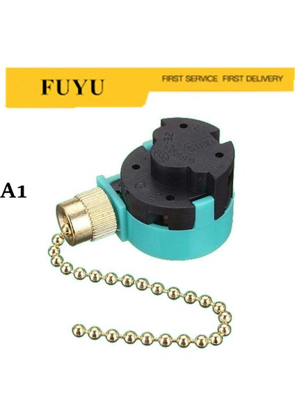 【ayak Koltuk】tavan Fanı Anahtarı 3 Hız 4 Telli ZE-268S6 Fan Çekme Zinciri Hız Kontrol Anahtarı (Yurt Dışından)