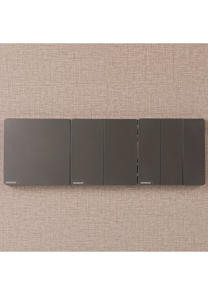 Siemens Anahtar Priz Paneli Paketi Hao Cai Yıldızlı Gri Koyu Yüklü 86 Tipi Bilgisayar Fişi Altın Beş Delikli Bir Açık (Yurt Dışından) fiyatları