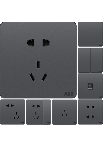 Abb Anahtar Prizi Junzhibai Ev Junzhi Beyaz Altın Uzay Grisi Beş Delikli USB Saf Düz Panel Paketi (Yurt Dışından) fırsatları