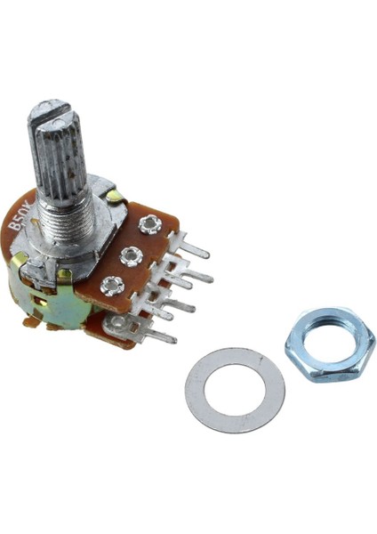 50 Adet 4-Pin Dıp Delikten Dokunsal Basmalı Düğme Anahtarı ve 5 Adet 6 Pin Bölünmüş Döner Doğrusal Çift Konik Potansiyometre (Yurt Dışından) indirimleri