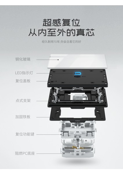 Dayton Soket Anahtar Paneli 86 Tipi Ev Siyah Temperli Cam Duvar Tek Açık Karanlık Kurulum LED Işık ile Büyük Panel (Yurt Dışından) fırsatları