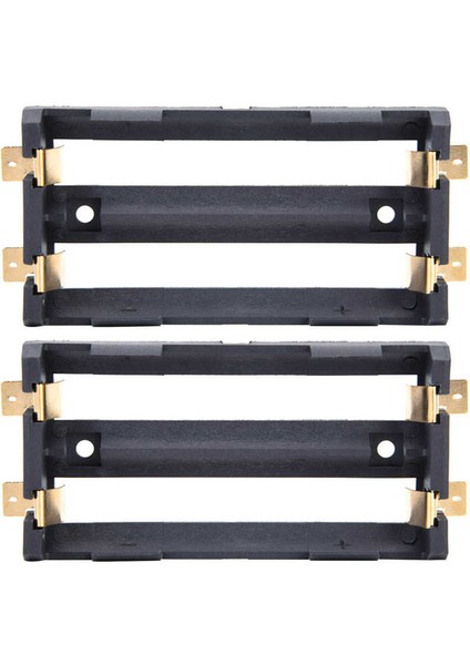 2 Adet 2 Pil Tutucu Kutusu Saklama Kutusu Fr Smd 18650 Dıy Şarj (Yurt Dışından)