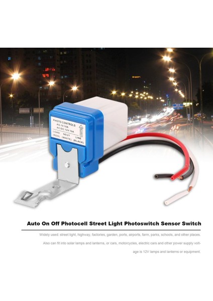 12V 10A Otomatik Açma Kapama Fotoselli St Işık Fotoswitch Sensör Anahtarı (Yurt Dışından) indirimleri