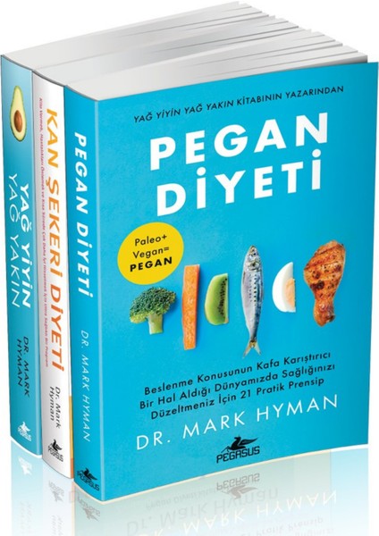 Mark Hyman Sağlıklı Beslenme ve Sağlıklı Yaşam Kitapları Set 3 Kitap