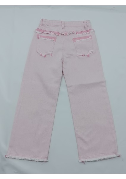 Kot Pantolon Kız Çocuk Açık Pembe