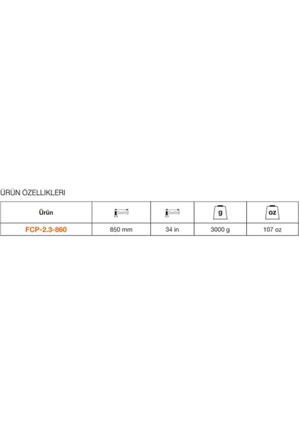 Devirme Baltası FCP-2.3-860