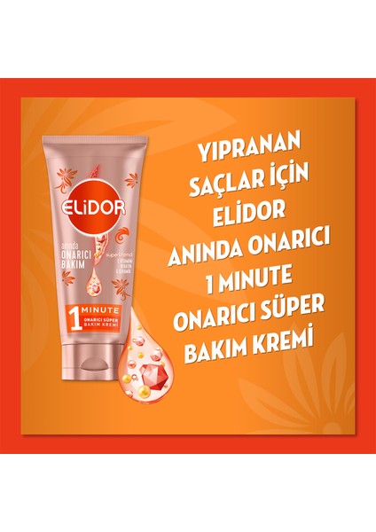 1 Minute Onarıcı Süper Saç Bakım Kremi Anında Onarıcı Bakım 170 ml